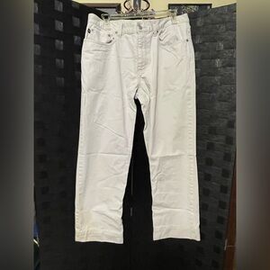 Vtg Polo Jeans Co Ralph Lauren Womens Sz 10 Off White Flag Logo